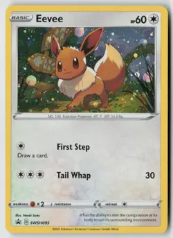 Eevee SWSH095 - SWSH: Sword & Shield Promo Cards Holofoil - PTCG - LP - Image 1