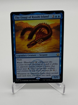 Magic The Gathering Trading Card MTG Avatar The Unagi of Kyoshi Island TLA 0077 - Image 1