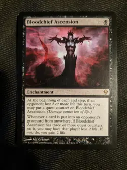 1x Bloodchief Ascension NM - Zendikar Magic the Gathering EDH Magic x1 - Image 1