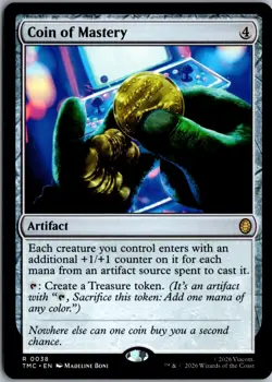 Coin of Mastery R Commander: Teenage Mutant Ninja Turtles 38 NM Magic - Image 1