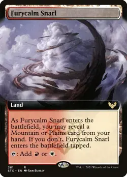 Furycalm Snarl (Extended Art) 361 Rare Strixhaven: School of Mages STX MTG - Image 1
