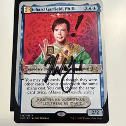 ***SIGNED*** Richard Garfield PhD 2020 MTG UND Unsanctioned #26 - Image 2