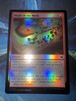 Might of the Meek Bloomburrow Foil - Image 1