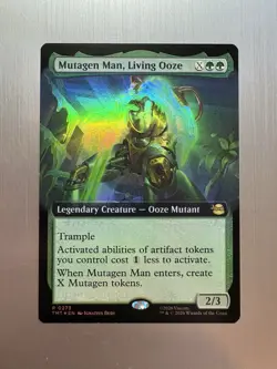 Mutagen Man, Living Ooze - 273 - MTG: Teenage Mutant Ninja Turtles - Foil - Image 1