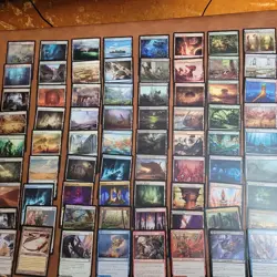 72 NONBASIC LANDS useful fun COLLECTION Lot of ALL Different Magic MTG Cards - Image 1