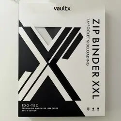 VaultX SV10.5 XXL 16 Pocket Binder Pokemon Black Bolt & White Flare New Sealed - Image 1