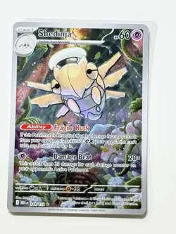 Shedinja 144/132 Full Art Holo Pokemon Mega Evolution English Near Mint - Image 3