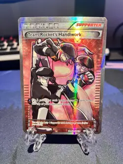 Pokemon Team Rocket's Handiwork Full Art Ultra Rare Holo XY Fates Collide 124/1… - Image 1