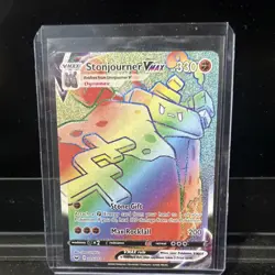 Pokemon Stonjourner VMAX Secret Rare Holo 205/202 Sword & Shield - Image 1
