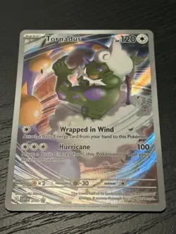 Pokemon Tornadus SVP 210 Black Star Promo Illustration Rare Holo - NM - Image 1