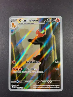 Charmeleon 169/165 Scarlet & Violet 151 Pokemon TCG Illustration Rare IR Rare !! - Image 1