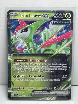 Iron Leaves ex 025/162 Pokemon Sv05: Temporal Forces Double Rare Holo - Image 1