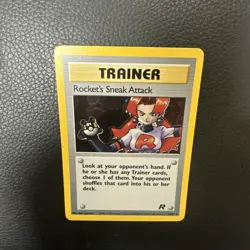 Pokemon TCG Rocket's Sneak Attack Team Rocket 16/82 Holo Rare Unlimited English - Image 3