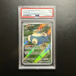 2023 POKEMON SVP EN-SV BLACK STAR PROMO 151 ELITE TRAINER BOX #051 SNORLAX PSA 7 - Image 1
