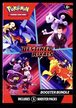 Pokemon TCG SV10 Destined Rivals - FACTORY SEALED Booster Bundle (6 Packs) - Image 1