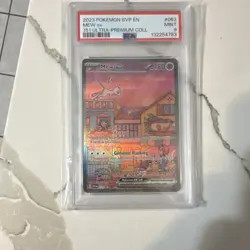 Pokemon Mew ex Scarlet & Violet Promo Holo PSA 9 053 2023 English TCG - Image 3