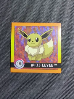 Eevee #133 Pokemon 1999 Artbox Sticker NM - Image 1