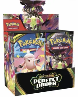 Pokemon Mega Evolution Perfect Order Booster Box Sealed ships 3-27 - Image 1