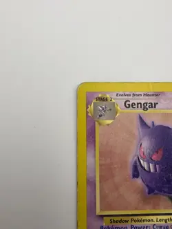 Gengar 20/62 Fossil Non Holo Pokemon TCG Vintage HP - Image 3