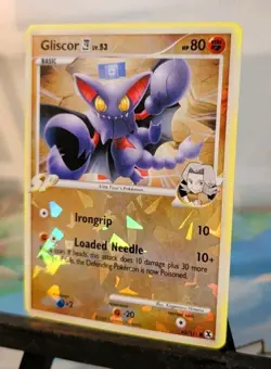 Pokemon TCG Rising Rivals 62/111 Gliscor Reverse Cracked Ice Holo 2009 Tracked* - Image 3