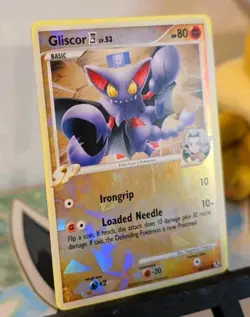 Pokemon TCG Rising Rivals 62/111 Gliscor Reverse Cracked Ice Holo 2009 Tracked* - Image 4