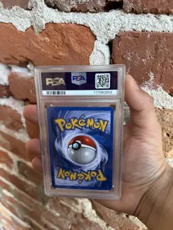 Pokemon Lugia Neo Genesis Unlimited Holo PSA 8 DOUBLE HOLO - Image 2