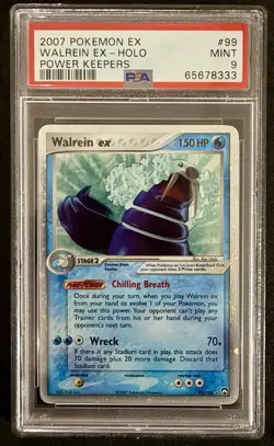 WALREIN EX HOLO 2007 POWER KEEPERS #99/108 POKEMON PSA 9 - Image 1