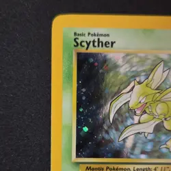 Pokemon Scyther 17/130 Base Set 2 Holo Rare Wizards of the Coast 2000 Vintage - Image 4