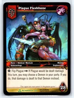 World of Warcraft TCG Betrayer #24/264 Plague Fleshbane - Image 1