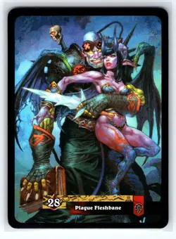 World of Warcraft TCG Betrayer #24/264 Plague Fleshbane - Image 2