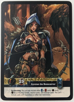 Syreian the Bonecarver FOIL World of Warcraft TCG CCG Icecrown WOW Card Game 9 - Image 2