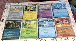 Pokemon TCG Eevee Eevolutions Prismatic Evolutions Mixed 8 Holo Card Lot - Image 3