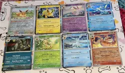 Pokemon TCG Eevee Eevolutions Prismatic Evolutions Mixed 8 Holo Card Lot - Image 5