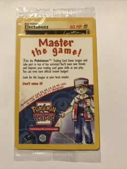 Sealed ELECTABUZZ # 2 Black Star Promo WB Movie WOTC Pokemon Card - Image 1