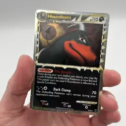 Pokemon TCG Houndoom Prime Undaunted Holo Card 82/90 LP Nice! - Image 1