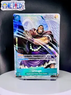 One Piece Card Game 🏴‍☠OP07-021 Urouge RARE NM Alt Art Foil ENGLISH - Image 1