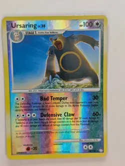 Ursaring 38/123 Reverse Holo Rare Mysterious Treasures Pokemon Card LP/MP - Image 1
