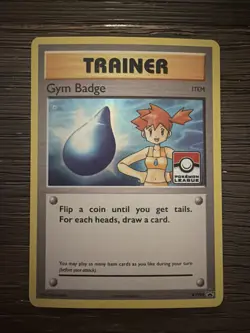 Gym Badge (Misty) XY204 Holo XY Promos League Stamped Pokemon Card - Image 1
