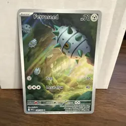 Pokemon TCG Ferroseed Card 148/086 IR Sv: White Flare (WHT) NM - Image 1