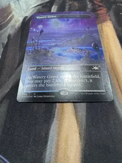 Watery Grave Borderless Galaxy Foil Unfinity MTG Card - Image 5