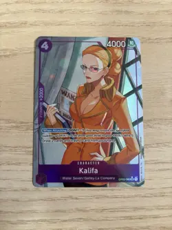 OP03-060 Kalifa Full Alt Art AA English One Piece Card Game TCG - Image 1