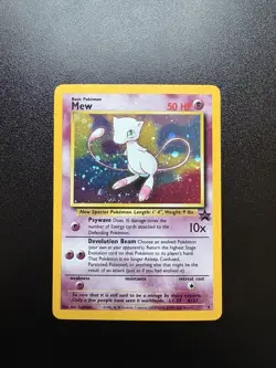 Pokemon Mew 09/53 Wotc Promo Holo Basic 50 HP Wizards of the Coast Card - Image 1