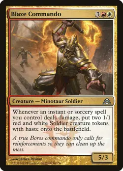 Blaze Commando (56) – Dragon's Maze DGM – MTG Magic the Gathering - Image 1