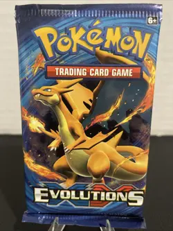 Pokemon TCG XY Evolutions Booster Pack Charizard Art 2017 Factory Sealed 3rd - Image 1