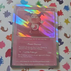 Pokepu Season 1, 1st ed. holo Mr. Mamu (Mr. Mime) Pokemon Fan Art card - Image 1
