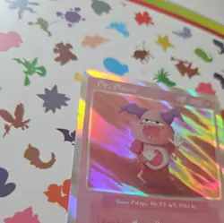 Pokepu Season 1, 1st ed. holo Mr. Mamu (Mr. Mime) Pokemon Fan Art card - Image 4