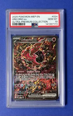 2025 Pokemon MEP EN Oricorio ex Ultra Premium Collection #024 PSA 10 GEM MT - Image 1