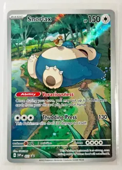 Snorlax SVP 051 Scarlet & Violet 151 Black Star Promo Pokemon - Image 1