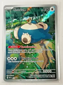 Snorlax SVP 051 Scarlet & Violet 151 Black Star Promo Pokemon - Image 2