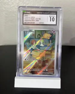 CGC 10 Ralts 211 Scarlet & Violet Base Set Secret Illustration Rare Pokemon Card - Image 1